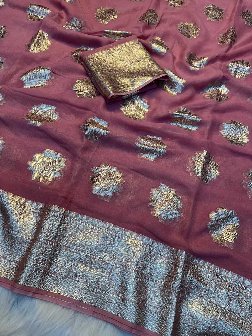 Naarira Garima Premium Georgette Designer Saree