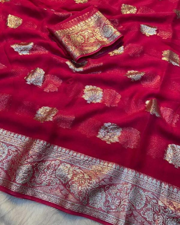 Naarira Garima Premium Georgette Designer Saree