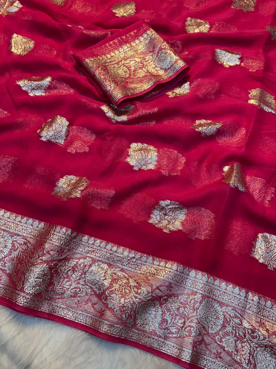Naarira Garima Premium Georgette Designer Saree