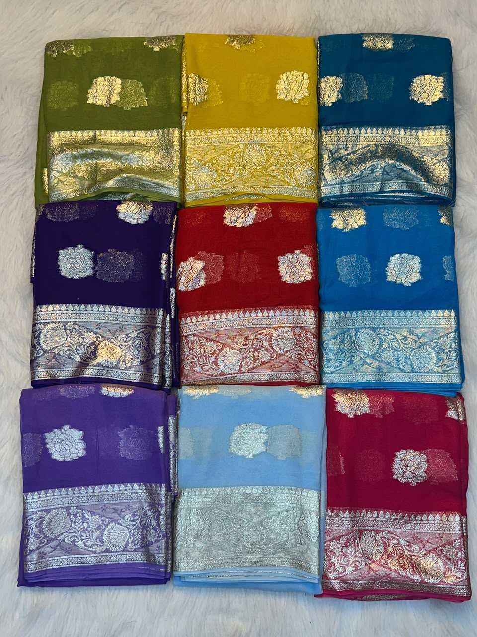 Naarira Garima Premium Georgette Designer Saree