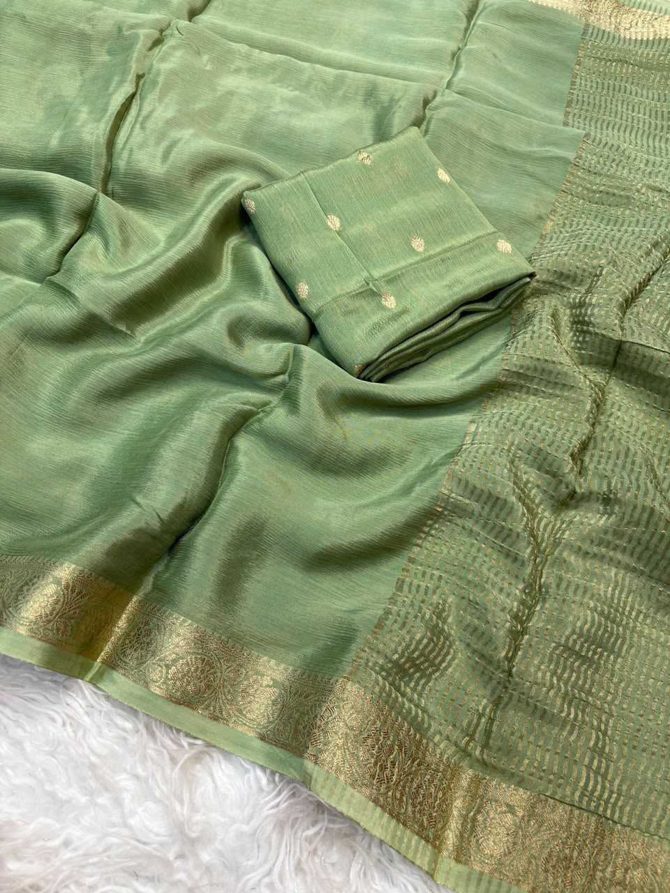 Naarira Geet Chinon Designer Saree