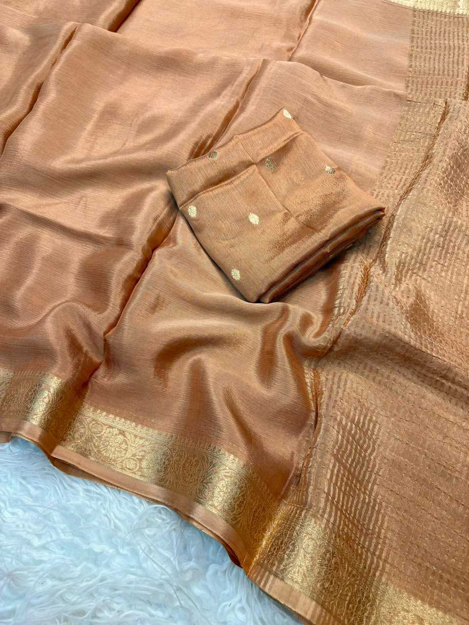 Naarira Geet Chinon Designer Saree
