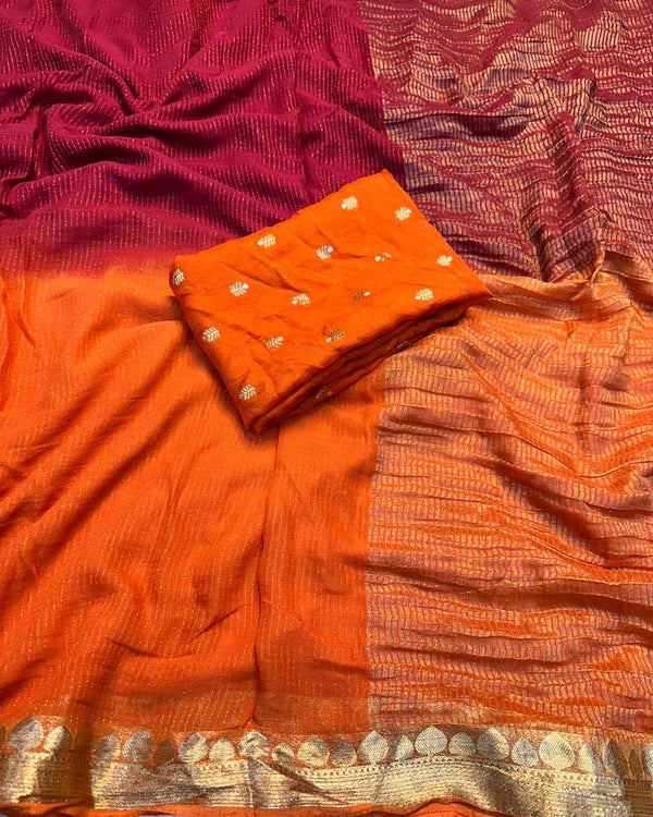 Naarira Kaira Premium Georgette Designer Saree