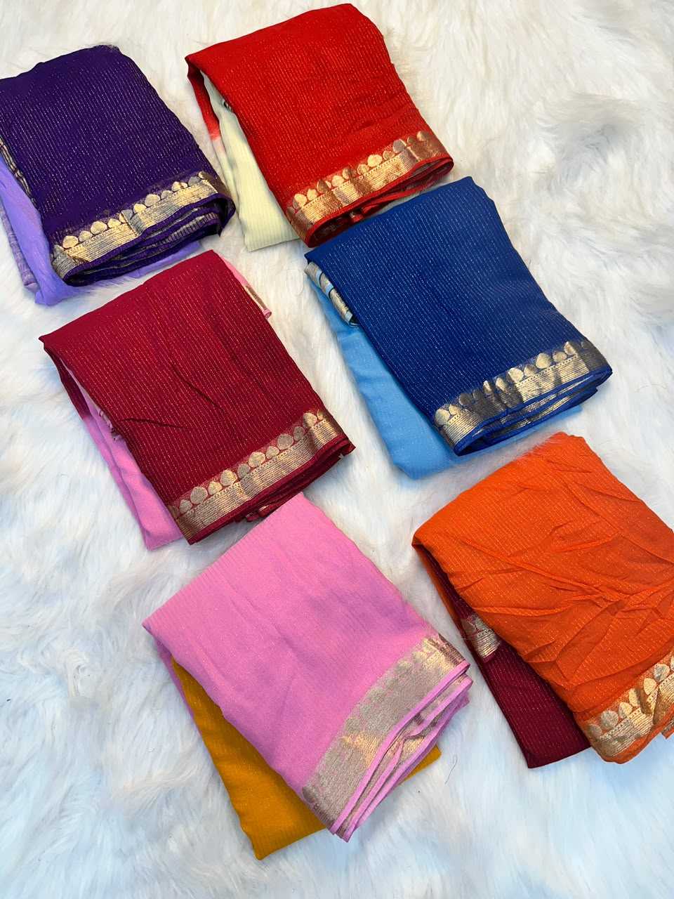Naarira Kaira Premium Georgette Designer Saree