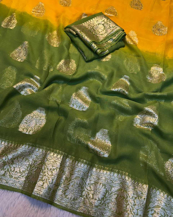 Naarira KESH671 Roshni Premium Georgette Designer Saree - alternate view