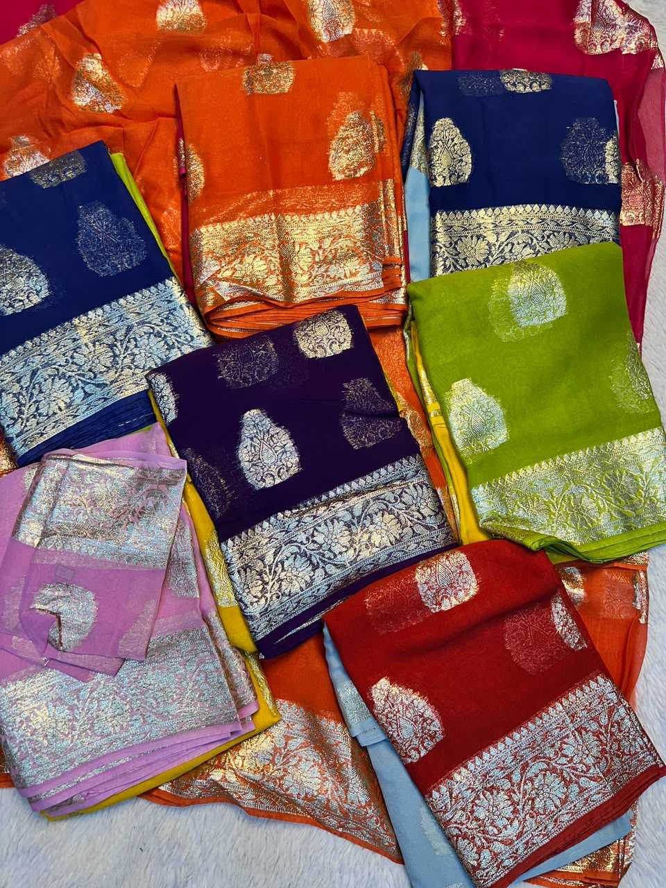 Naarira KESH671 Roshni Premium Georgette Designer Saree
