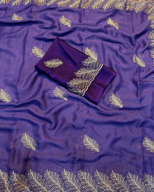 Naarira Sequence Georgette Designer Sarees - alternate view