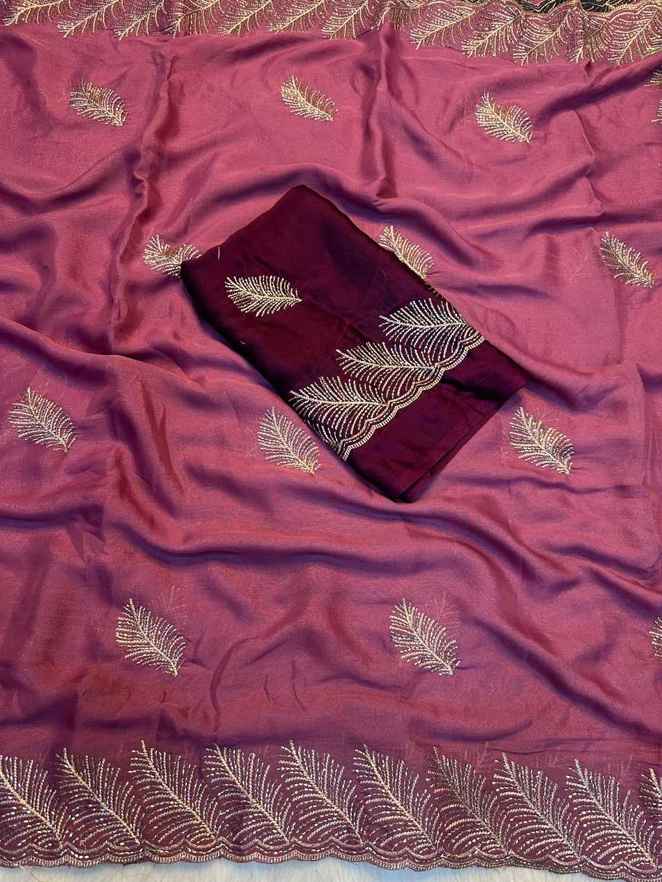Naarira Sequence Georgette Designer Sarees