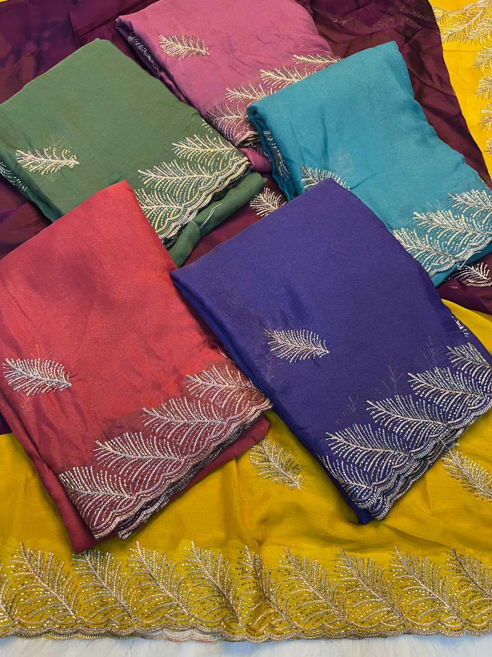Naarira Sequence Georgette Designer Sarees
