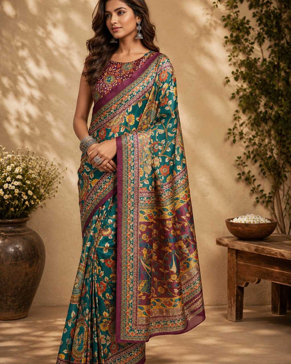 Naarira Chanderi Cotton Designer Sarees - alternate view