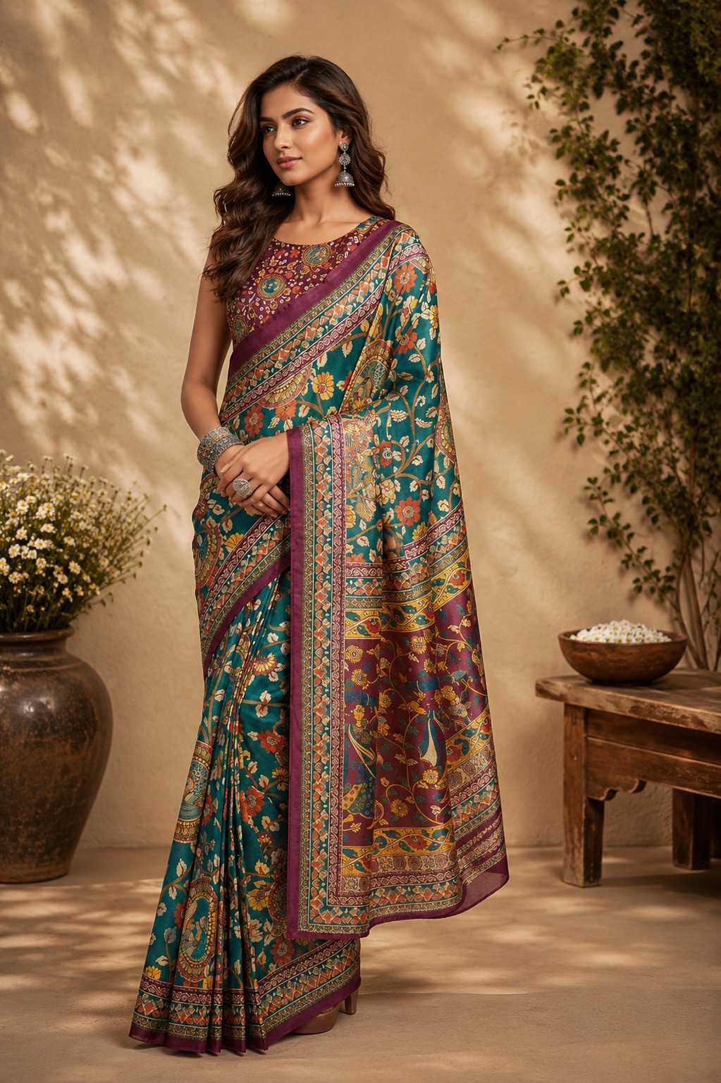 Naarira Chanderi Cotton Designer Sarees