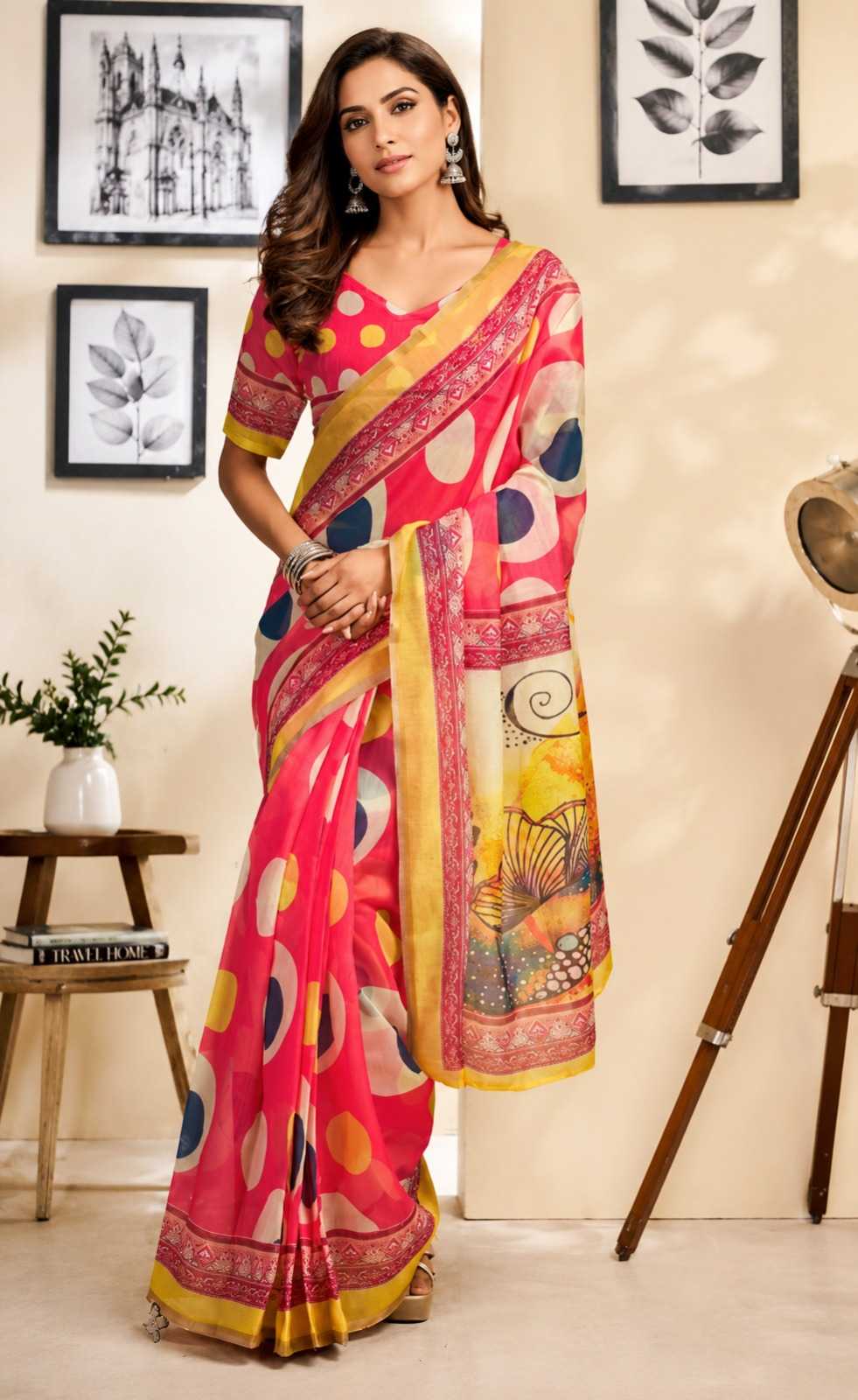 Naarira Chanderi Cotton Designer Sarees