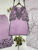 Naarira Sequence Embroidery Cotton Suits