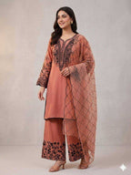 Naarira Sequence Embroidery Cotton Suits