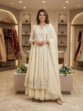 Naarira Mirror work Georgette Embroidery Gowns