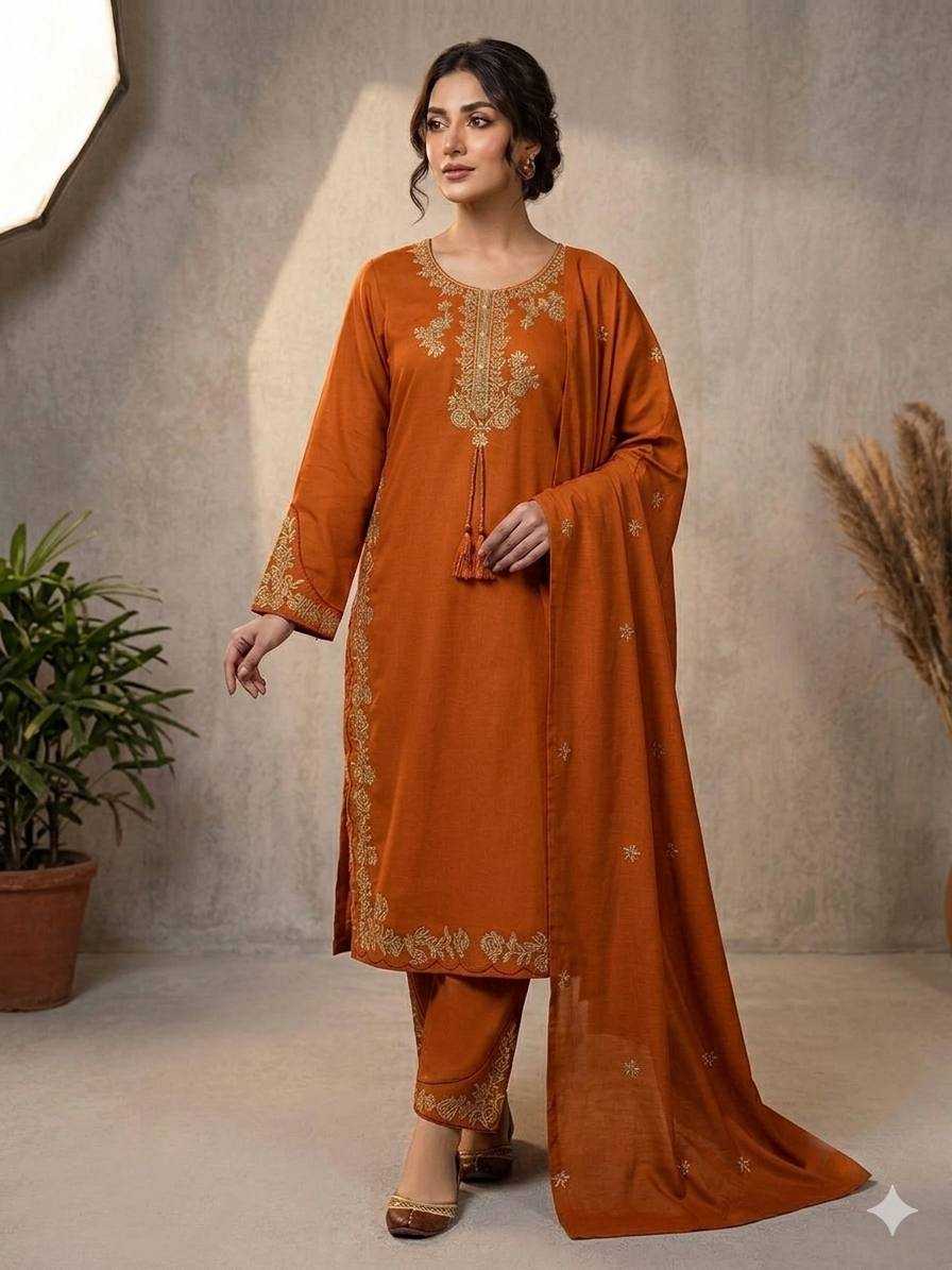 Naarira Heavy Roman Silk Palazzo Suit