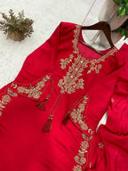 Naarira Heavy Roman Silk Palazzo Suit