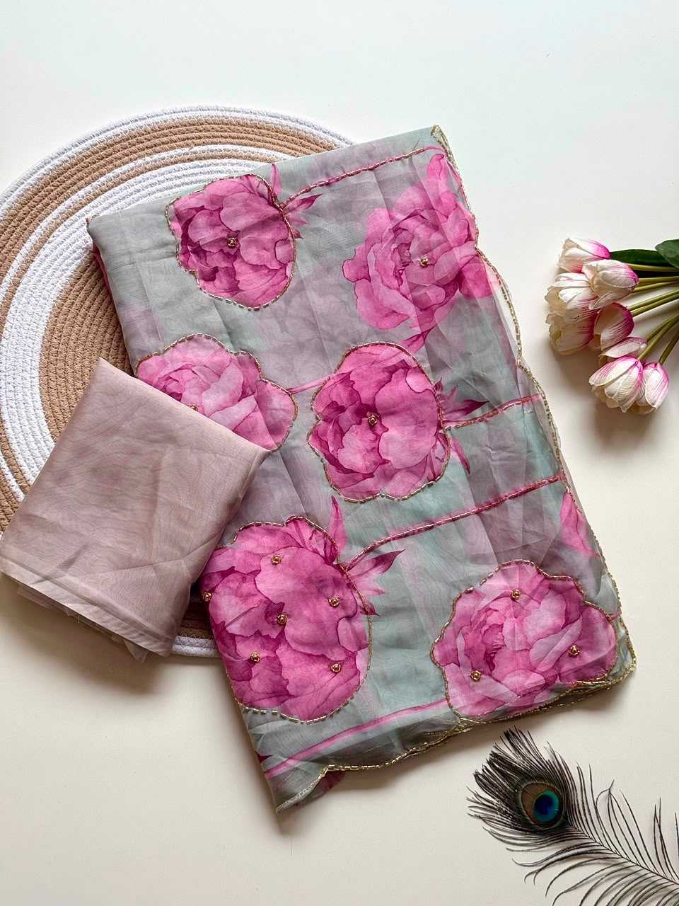 Naarira KESH681 Garima Tabby Silk Soft Silk Sarees