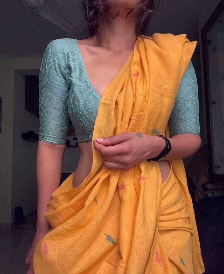 Naarira Elegant Chanderi Silk Printed Sarees
