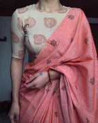 Naarira Elegant Chanderi Silk Printed Sarees