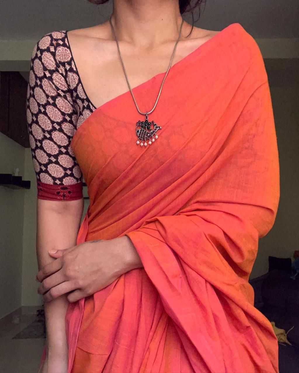 Naarira Elegant Chanderi Silk Printed Sarees