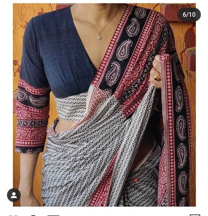 Naarira Elegant Chanderi Silk Printed Sarees