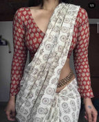Naarira Elegant Chanderi Silk Printed Sarees