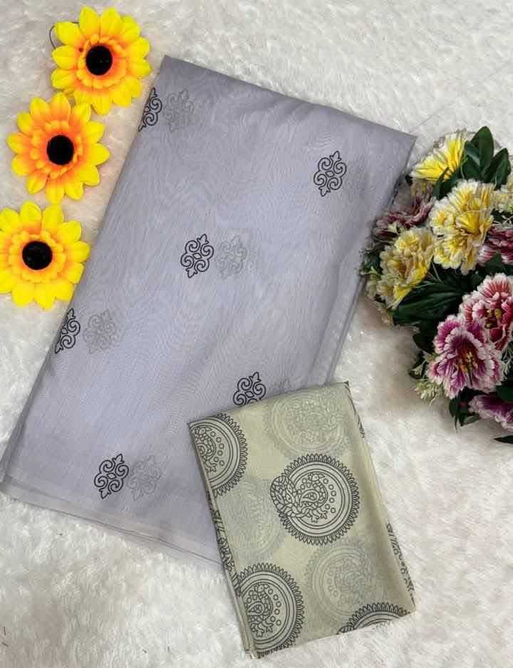 Naarira Elegant Chanderi Silk Printed Sarees