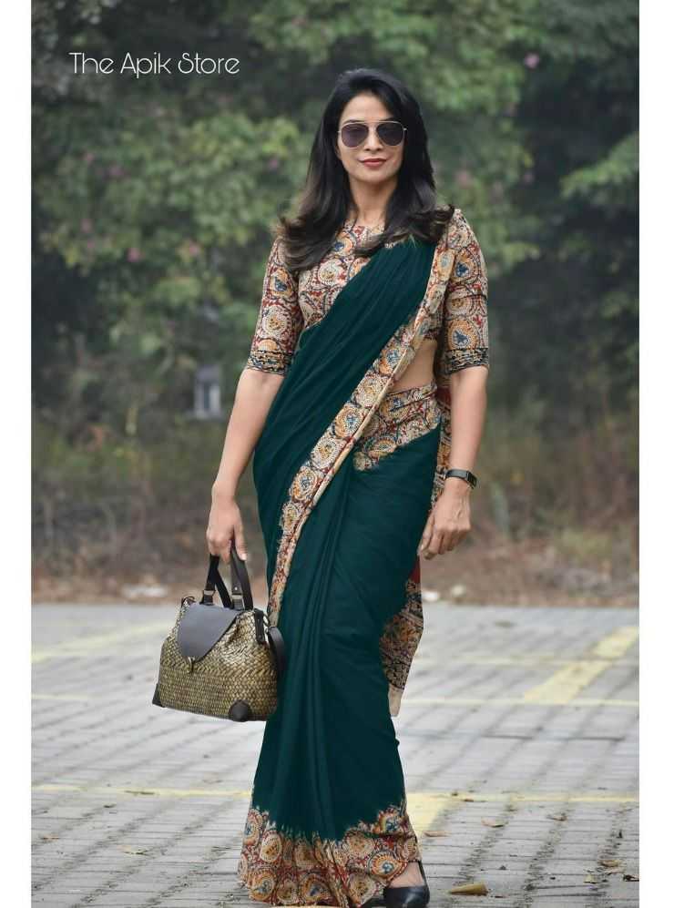 Naarira Elegant Chanderi Silk Printed Sarees