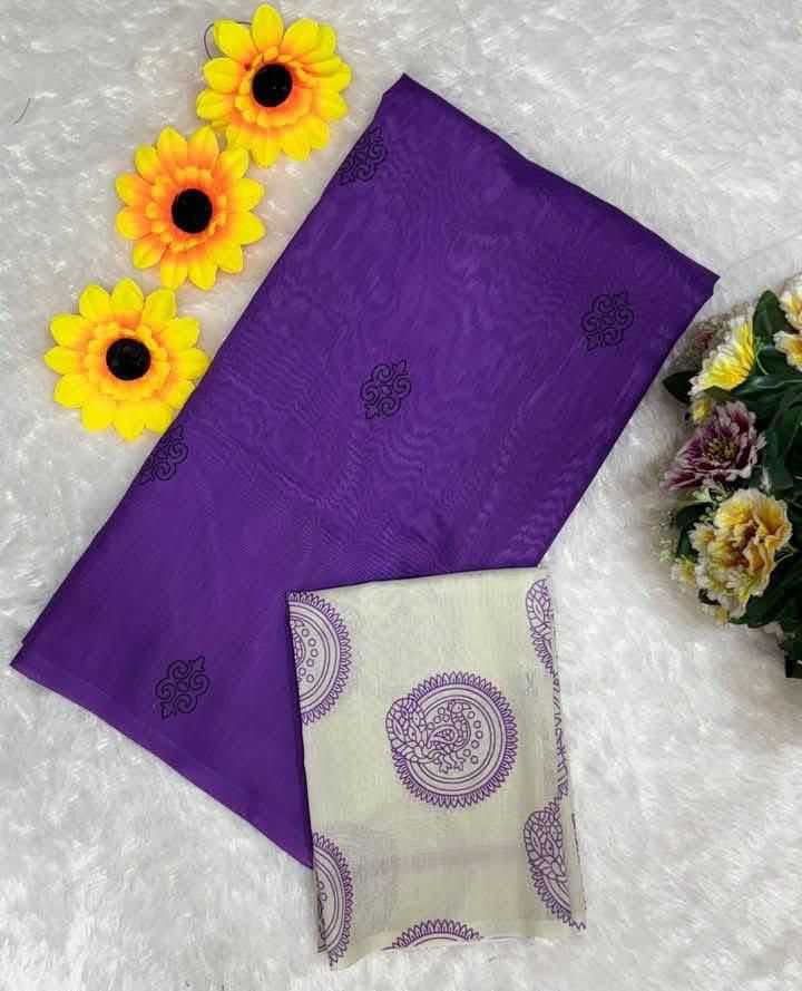 Naarira Elegant Chanderi Silk Printed Sarees