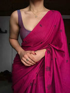 Naarira Elegant Chanderi Silk Printed Sarees