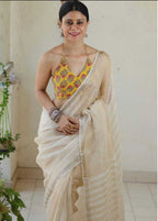 Naarira Elegant Chanderi Silk Printed Sarees