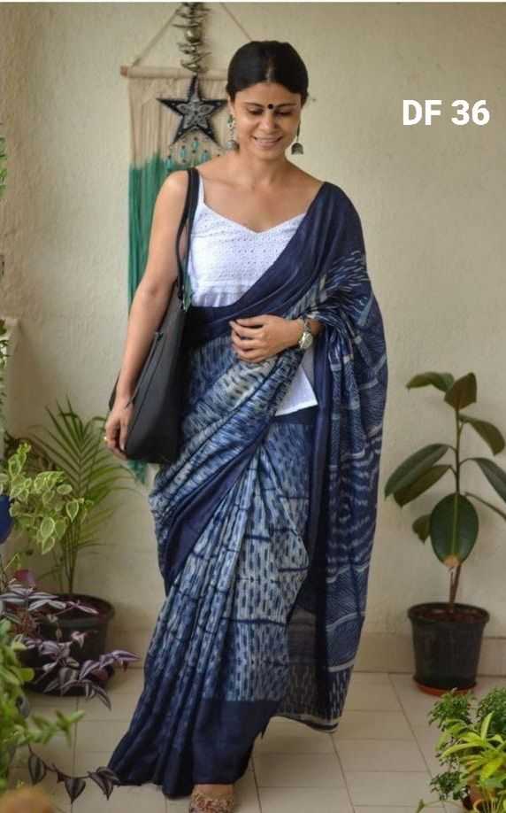 Naarira Elegant Chanderi Silk Printed Sarees