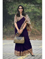 Naarira Elegant Chanderi Silk Printed Sarees