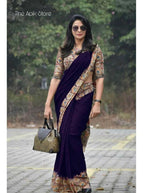Naarira Elegant Chanderi Silk Printed Sarees