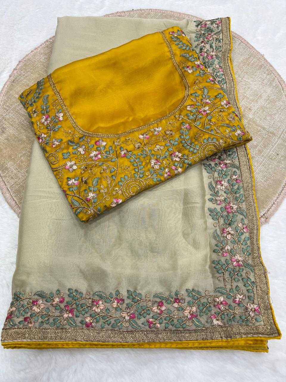 Naarira Devamita Rangoli Silk Heavy Saree