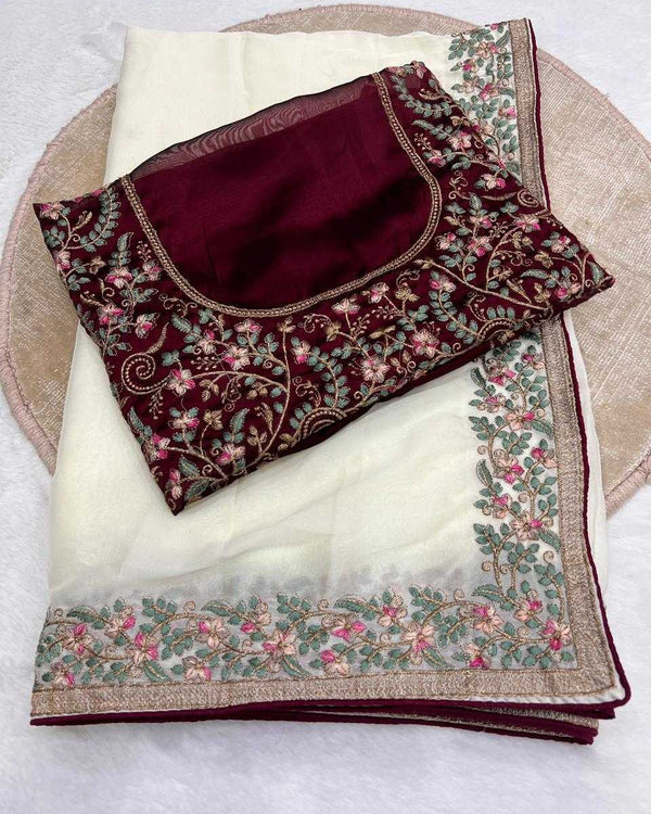 Naarira Devamita Rangoli Silk Heavy Saree - alternate view
