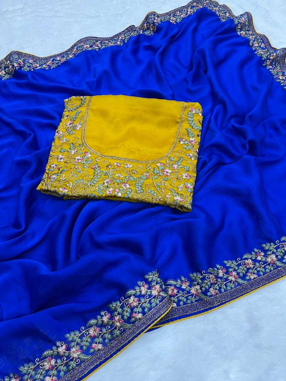 Naarira Devamita Rangoli Silk Heavy Saree
