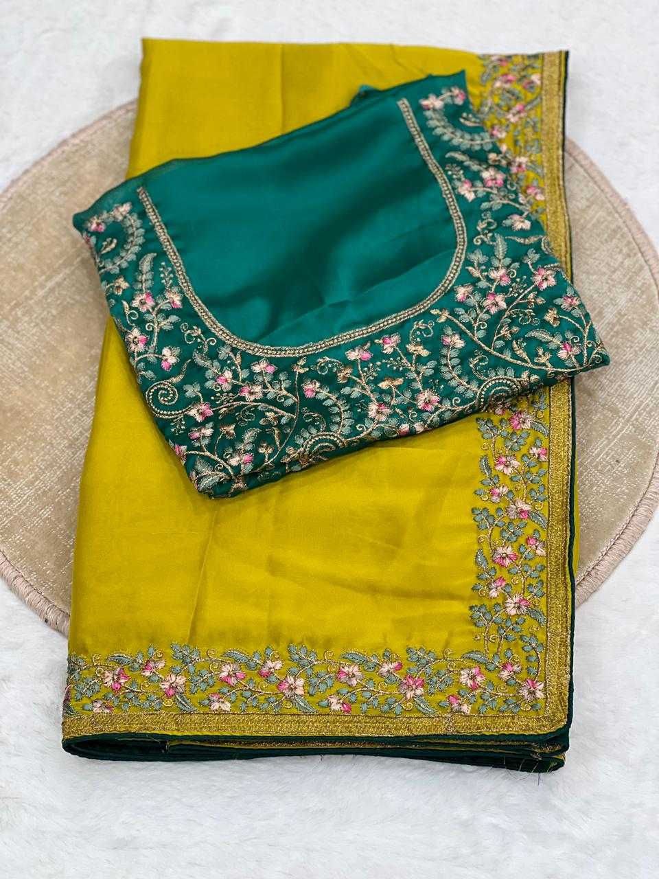 Naarira Devamita Rangoli Silk Heavy Saree