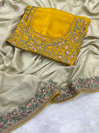 Naarira Devamita Rangoli Silk Heavy Saree