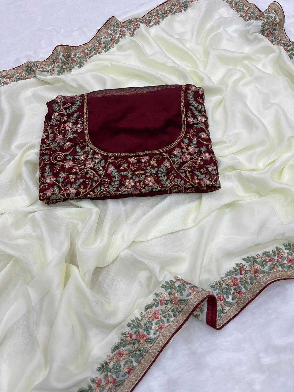Naarira Devamita Rangoli Silk Heavy Saree