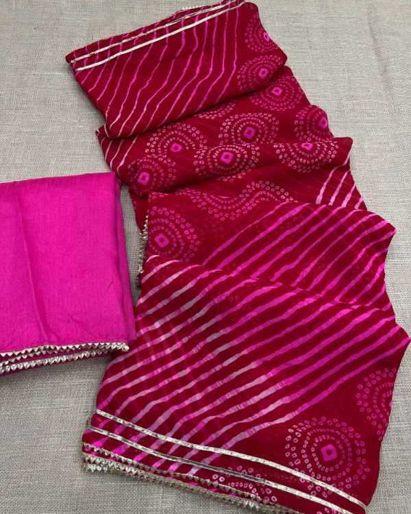 Naarira KESH699 work Georgette Fancy Sarees - alternate view