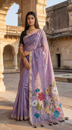 Naarira Floral Cotton Saree for Women
