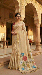 Naarira Floral Cotton Saree for Women