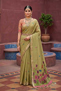 Naarira Butterfly Cotton Ethnic Saree for Women