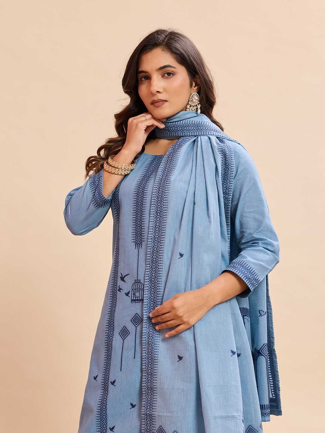 Naarira Pure Cotton Ladies Suit
