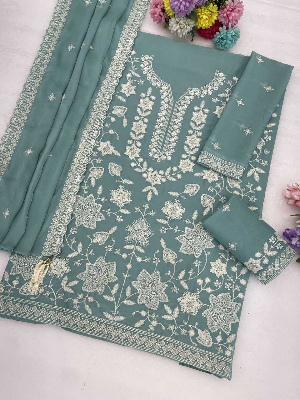Naarira Chiffon Embroidery Suits
