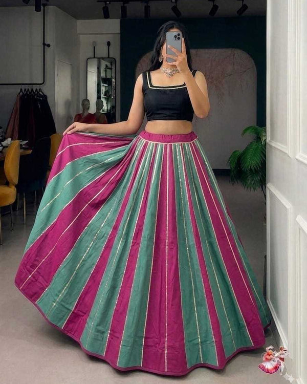 Naarira Charunika Cotton Traditional Lehenga
