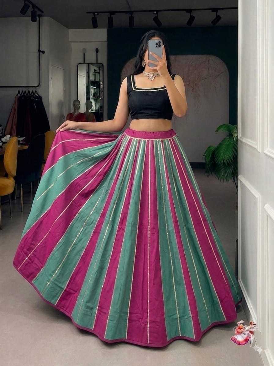 Naarira Charunika Cotton Traditional Lehenga