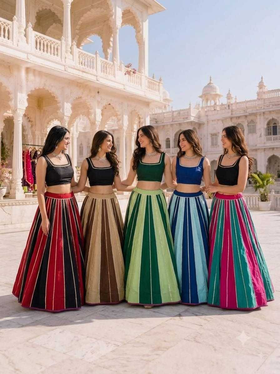 Naarira Charunika Cotton Traditional Lehenga